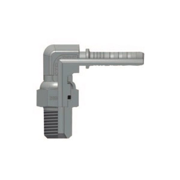 Espiga a 90° Macho Giratorio NPT