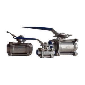 Válvula de Bola 3 Cuerpos Inoxidable 1000 WOG NPT