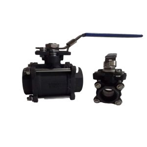 Válvula de Bola 3 Cuerpos WCB A-216 1000 WOG Socket Weld